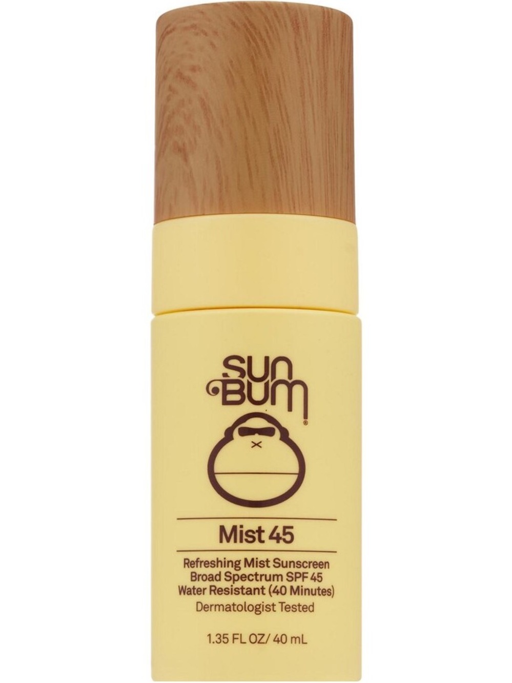 Sun Bum Original SPF 45 Sunscreen Face Mist. 1.35 FL OZ/ 40 mL.